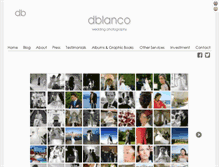 Tablet Screenshot of dblanco-weddings.co.uk